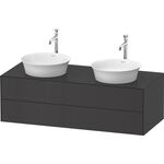 Duravit Waschtischunterbau WHITE TULIP 1300x550mm 2 Schubk grap sdm o ES