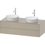 Duravit Waschtischunterbau WHITE TULIP 1300x550mm 2 Schubk ta sdm o ES