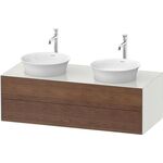 Duravit Waschtischunterbau WHITE TULIP 1300x550mm 2 Sk amerik NB / we sdm o ES