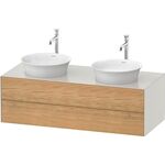 Duravit Waschtischunterbau WHITE TULIP 1300x550mm 2 Sk Ei na mass / No we sdm o