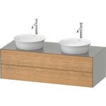 Duravit Waschtischunterbau WHITE TULIP 1300x550mm 2 Sk Ei na mass / Steing sdm