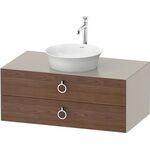 Duravit Waschtischunterbau WHITE TULIP 1000x550mm 2 Sk amerik NB / ta sdm o ES