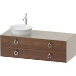 Duravit Waschtischunterbau WHITE TULIP 1300x550mm 2 Sk amerik NB / ta sdm o ES