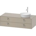 Duravit Waschtischunterbau WHITE TULIP 1300x550mm 2 Schubk ta sdm o ES