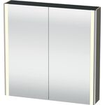 Duravit Spiegelschrank XSQUARE 800x800x156mm 27 W fla grey seidenmatt