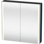 Duravit Spiegelschrank XSQUARE 800x800x156mm, 27 W nachtblau seidenmatt