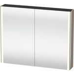 Duravit Spiegelschrank XSQUARE 1000x800x156mm, 27 W basalt matt