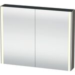 Duravit Spiegelschrank XSQUARE 1000x800x156mm 27 W fla grey hochglanz