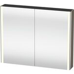 Duravit Spiegelschrank XSQUARE 1000x800x156mm 27 W fla grey seidenmatt