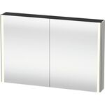 Duravit Spiegelschrank XSQUARE 1200x800x156mm, 27 W betongrau matt