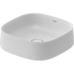 Duravit Aufsatzbecken Zencha 420x420mm o ÜL u Hahnlochblock we sdm WG