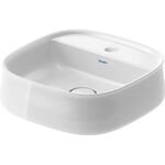 Duravit Aufsatzbecken Zencha 420x420mm o ÜL mit Hahnlochblock weiß WG