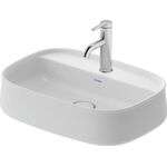 Duravit Aufsatzbecken Zencha 550x390mm o ÜL m Hahnlochblock we sdm WG