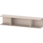 Duravit Regalelement Ketho.2 800x170x150mm hori. 3 Fächer taupe matt