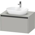 Duravit Waschtischunterbau Ketho.2 800x459x550mm betongrau matt