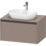 Duravit Waschtischunterbau Ketho.2 800x459x550mm basalt matt