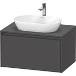 Duravit Waschtischunterbau Ketho.2 800x459x550mm graphit matt