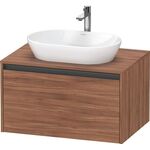Duravit Waschtischunterbau Ketho.2 800x459x550mm nussbaum natur