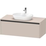 Duravit Waschtischunterbau Ketho.2 1200x459x550mm taupe matt
