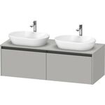 Duravit Waschtischunterbau Ketho.2 1400x459x550mm Be beids betongrau matt
