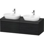 Duravit Waschtischunterbau Ketho.2 1400x459x550mm Be beids eiche schwarz