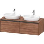Duravit Waschtischunterbau Ketho.2 1400x459x550mm Be beids nussbaum natur