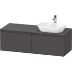 Duravit Waschtischunterbau Ketho.2 1400x459x550mm Be rechts graphit matt