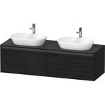 Duravit Waschtischunterbau Ketho.2 1600x459x550mm Be beids eiche schwarz