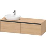 Duravit Waschtischunterbau Ketho.2 1600x459x550mm Becken links eiche natur