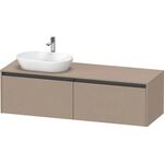 Duravit Waschtischunterbau Ketho.2 1600x459x550mm Becken links leinen