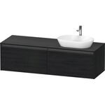 Duravit Waschtischunterbau Ketho.2 1600x459x550mm Be rechts eiche schwarz