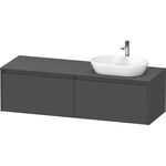 Duravit Waschtischunterbau Ketho.2 1600x459x550mm Be rechts graphit matt