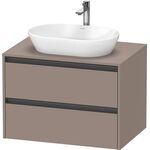 Duravit Waschtischunterbau Ketho.2 800x568x550mm basalt matt