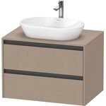 Duravit Waschtischunterbau Ketho.2 800x568x550mm leinen