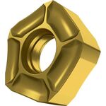 Fräswendeschneidplatte ISO PNMU 1308DNSR-M:M8330 D.10mm PVD beschichtet Gold - VPE: 5