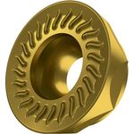 Fräswendeschneidplatte ISO RCMT 1606MOSN-M:M8330 D.5,5mm PVD beschichtet Gold - VPE: 10