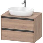 Duravit Waschtischunterbau Ketho.2 800x568x550mm graphit supermatt