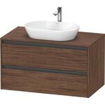 Duravit Waschtischunterbau Ketho.2 1000x568x550mm nussbaum dunkel