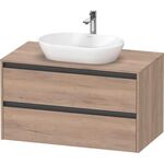 Duravit Waschtischunterbau Ketho.2 1000x568x550mm graphit matt