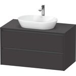 Duravit Waschtischunterbau Ketho.2 1000x568x550mm graphit supermatt