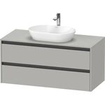 Duravit Waschtischunterbau Ketho.2 1200x568x550mm betongrau matt