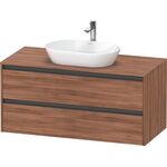 Duravit Waschtischunterbau Ketho.2 1200x568x550mm nussbaum natur