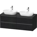 Duravit Waschtischunterbau Ketho.2 1400x568x550mm Be beids eiche schwarz