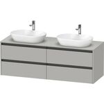 Duravit Waschtischunterbau Ketho.2 1600x568x550mm Be beids betongrau matt