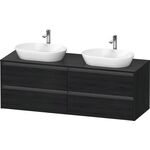 Duravit Waschtischunterbau Ketho.2 1600x568x550mm Be beids eiche schwarz