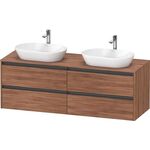 Duravit Waschtischunterbau Ketho.2 1600x568x550mm Be beids nussbaum natur