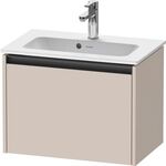 Duravit Waschtischunterbau Ketho.2 610x440x390mm taupe matt