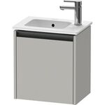 Duravit Waschtischunterbau Ketho.2 410x440x292mm TA links betongrau matt