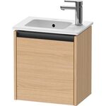 Duravit Waschtischunterbau Ketho.2 410x440x292mm TA links eiche natur