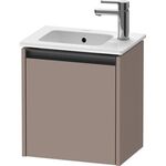 Duravit Waschtischunterbau Ketho.2 410x440x292mm TA links basalt matt